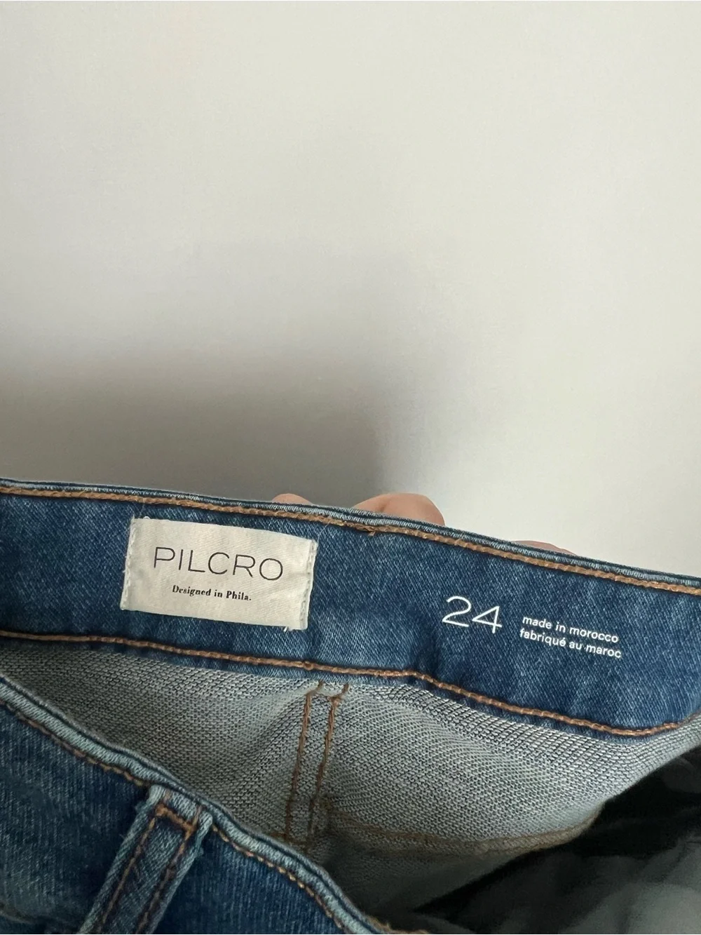 Anthropologie Pilcro Kenna Heritage Barrel Blue Jeans Women's 24